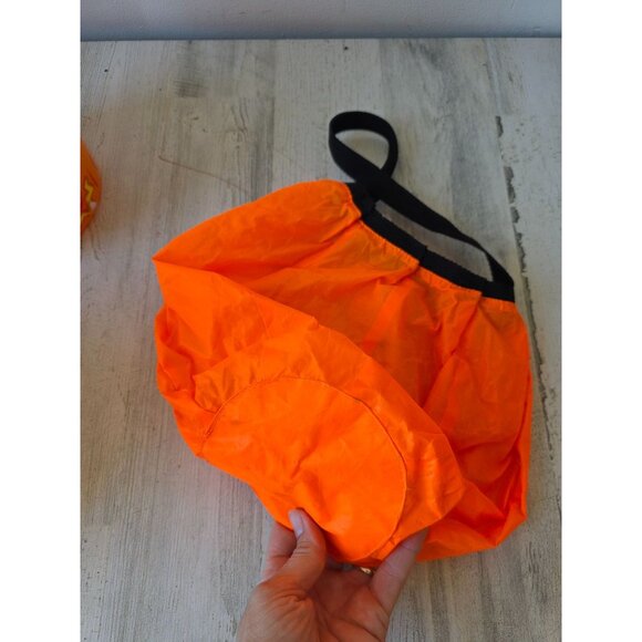 Pumpkin jack o lantern basket trick or treat Halloween decor plush iridescent - Picture 3 of 9